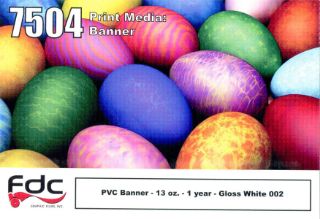 Picture of 30" FDC Printable Scrim 13oz Gloss White Banner