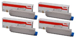 Picture of OKI C711WT Toner Cartridges and Drums