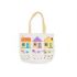 Picture of White Polyester Canvas Tote Bag