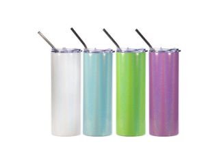 Picture of 20oz SS Tumbler with Straw&Lid Glitter Sparkling