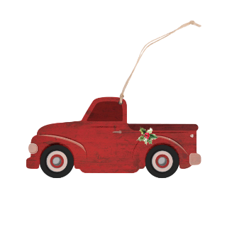 Red Truck Ornament