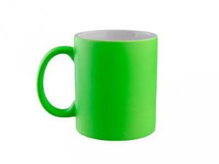 Picture of 11oz (Frosted) Bright Green Mugs