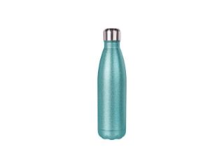 Picture of 17oz Stainless Steel Coke Bottle-Glitter - Light Blue