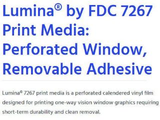 FDC- 50/50 Window Perf