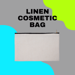 Linen Cosmetic Bag