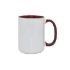 15oz Maroon Two-Tone Sublimation Mug